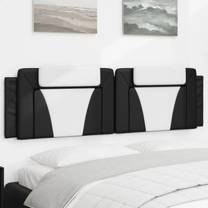Kopfteil-Kissen Viana 180 cm Schwarz/Weiß