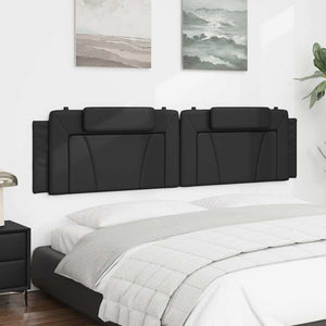 Kopfteil Kissen Viana Schwarz 200 cm
