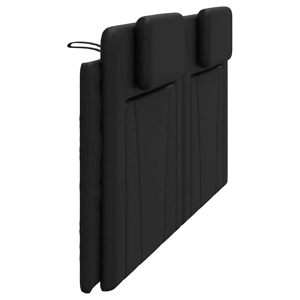 Kopfteil Kissen Viana Schwarz 200 cm