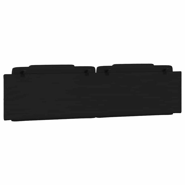 Kopfteil Kissen Viana Schwarz 200 cm
