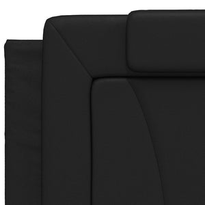 Kopfteil Kissen Viana Schwarz 200 cm