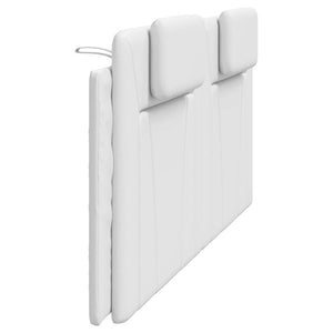 Kopfteil Kissen Viana Weiß 200cm Kunstleder