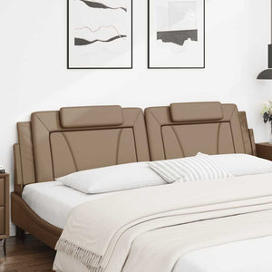 Kopfteil Kissen Viana Cappuccino Braun 200cm
