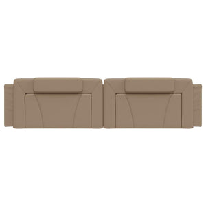 Kopfteil Kissen Viana Cappuccino Braun 200cm