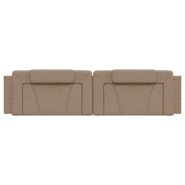 Kopfteil Kissen Viana Cappuccino Braun 200cm
