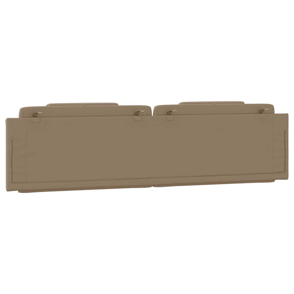 Kopfteil Kissen Viana Cappuccino Braun 200cm
