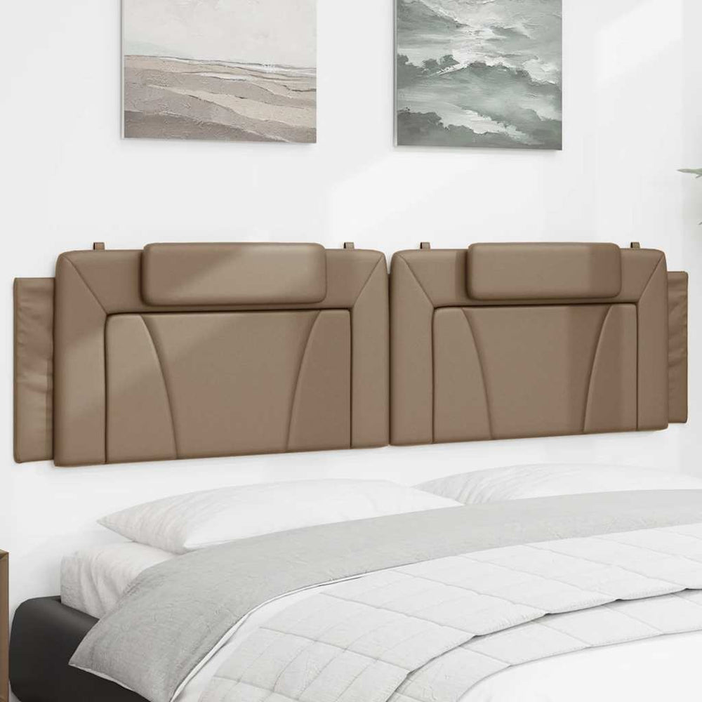 Kopfteil Kissen Viana Cappuccino Braun 200cm