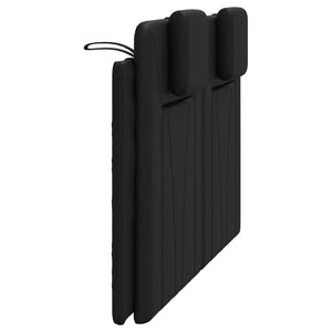 Schwarzes Kopfteil-Kissen 152cm Kunstleder