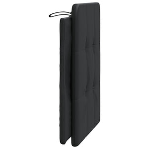 Kopfteil Kissen Zadar Schwarz 80cm