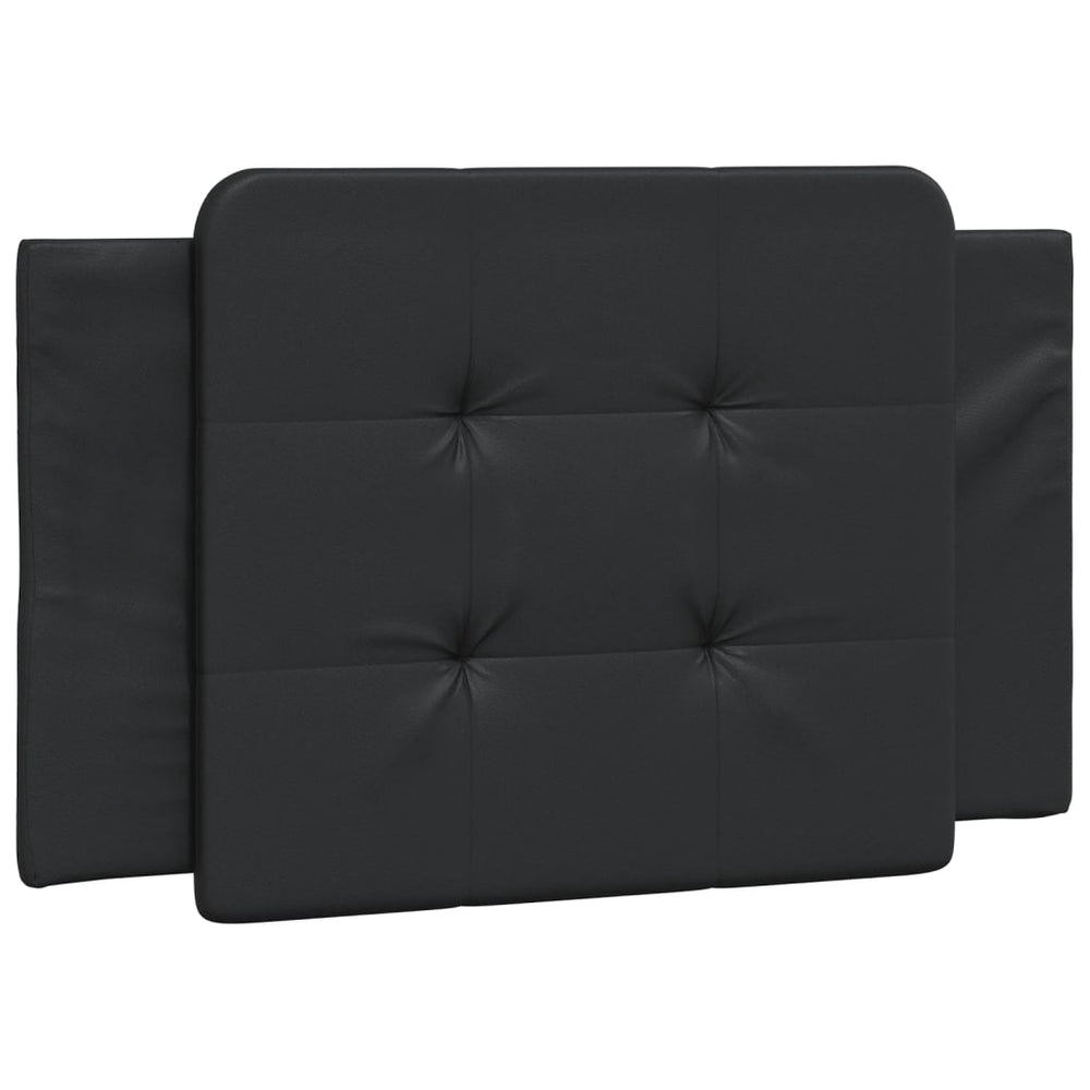 Kopfteil Kissen Zadar Schwarz 90cm Kunstleder