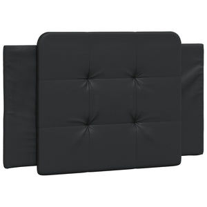 Kopfteil Kissen Zadar Schwarz 90cm Kunstleder