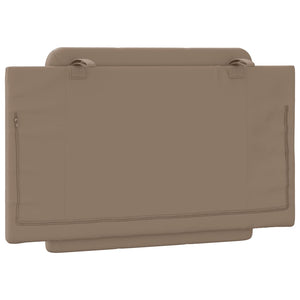 Kopfteil Kissen Zadar Cappuccino-Braun 90cm
