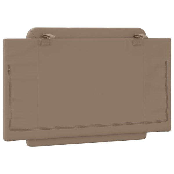 Kopfteil Kissen Zadar Cappuccino-Braun 90cm