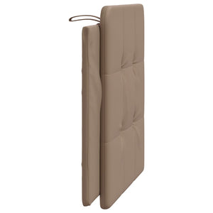 Kopfteil Kissen Zadar Cappuccino-Braun 100cm