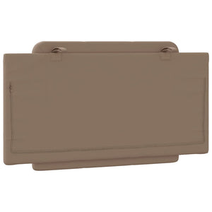 Kopfteil Kissen Zadar Cappuccino-Braun 100cm