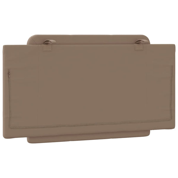Kopfteil Kissen Zadar Cappuccino-Braun 100cm