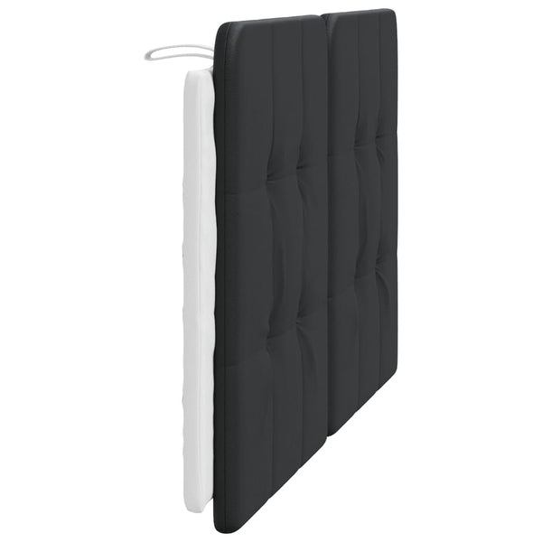 Kopfteil Kissen Zadar, 120 cm, Schwarz/Weiß