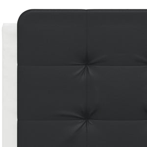 Kopfteil Kissen Zadar, 120 cm, Schwarz/Weiß