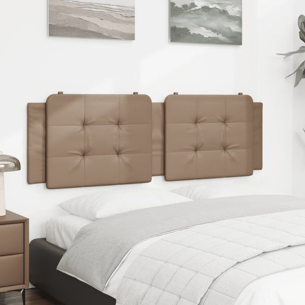 Kopfteil Kissen Zadar Cappuccino-Braun 160 cm