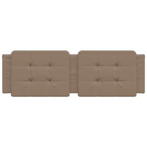 Kopfteil Kissen Zadar Cappuccino-Braun 160 cm