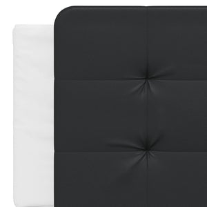 Kopfteil Kissen Zadar, 160cm, Schwarz/Weiß