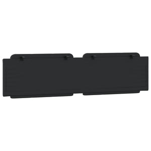 Kopfteil Kissen Zadar Schwarz 200cm Kunstleder