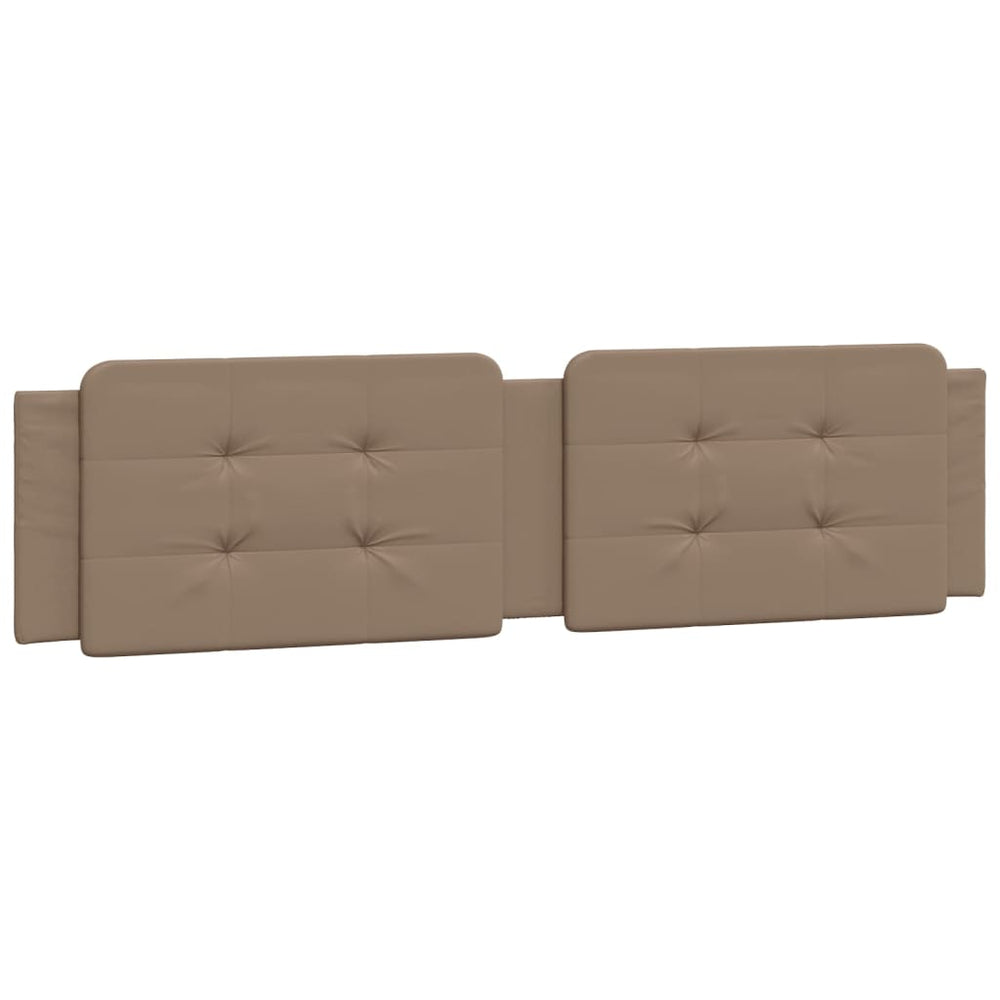 Kopfteil Kissen Zadar Cappuccino-Braun 200 cm