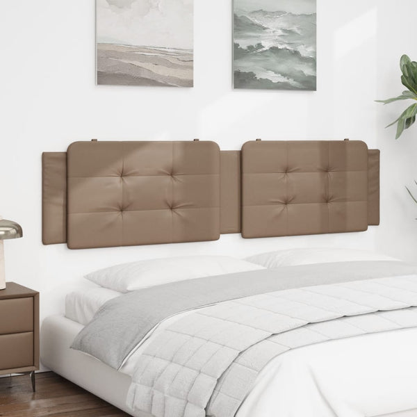 Kopfteil Kissen Zadar Cappuccino-Braun 200 cm