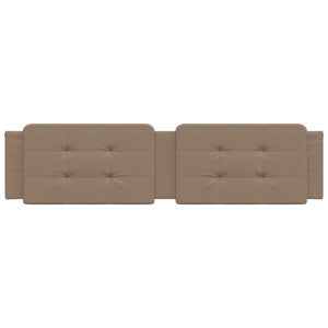 Kopfteil Kissen Zadar Cappuccino-Braun 200 cm