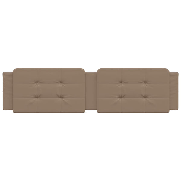 Kopfteil Kissen Zadar Cappuccino-Braun 200 cm