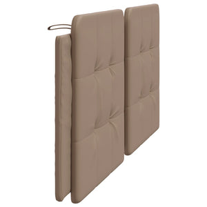 Kopfteil Kissen Zadar Cappuccino-Braun 200 cm