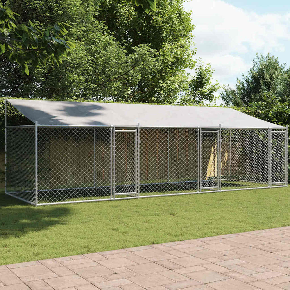 Hundezwinger mit Dach 6x2x2 m