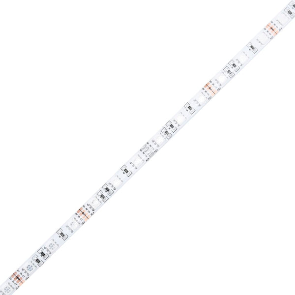 Bettgestell mit LED Grau 150x200 cm