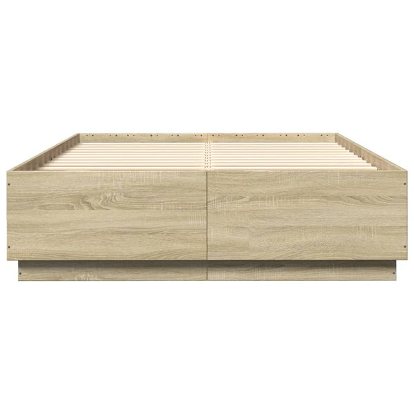 Bettgestell Sonoma-Eiche 120x200 cm