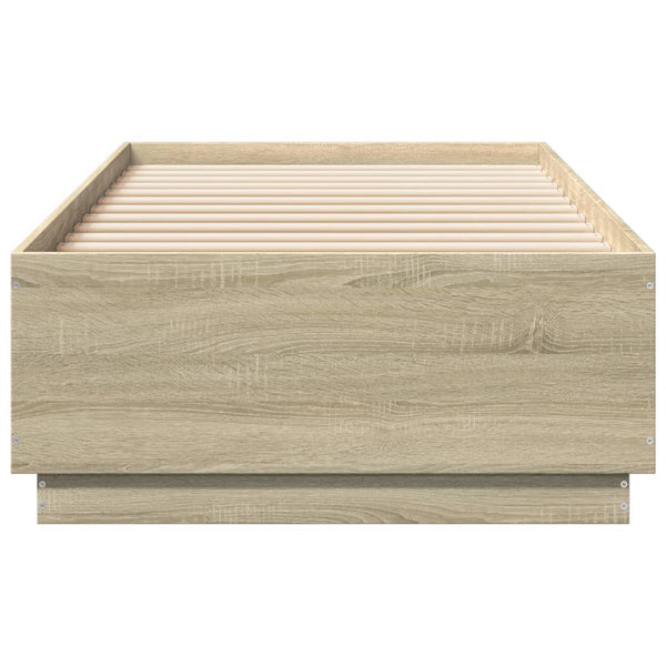 Bettgestell Sonoma Eiche 90x200 cm