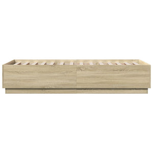 Bettgestell Sonoma Eiche 90x200 cm