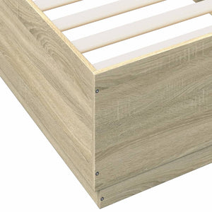 Bettgestell Sonoma Eiche 90x200 cm