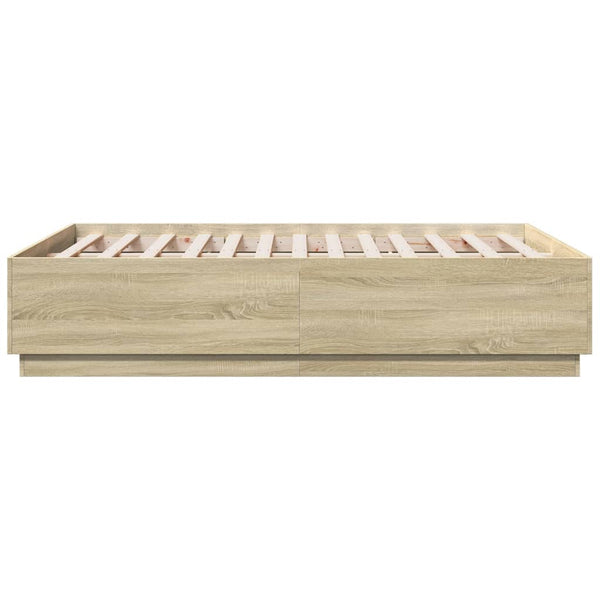 Bettgestell Sonoma-Eiche 120x190 cm