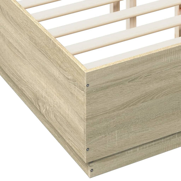 Bettgestell Sonoma-Eiche 120x190 cm