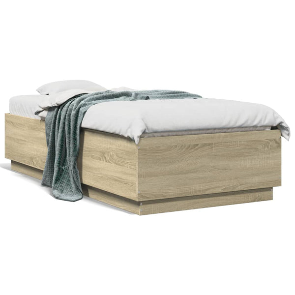 Bettgestell Sonoma Eiche 90x190 cm