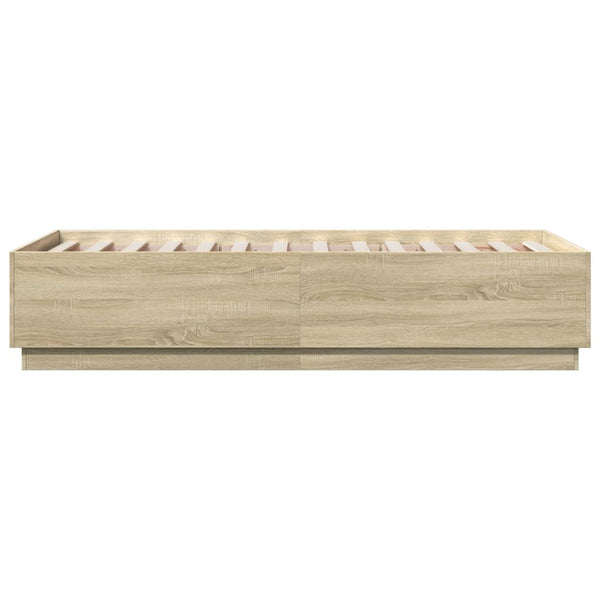 Bettgestell Sonoma Eiche 90x190 cm