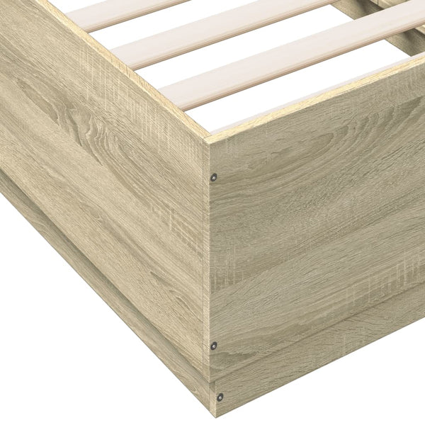 Bettgestell Sonoma Eiche 90x190 cm