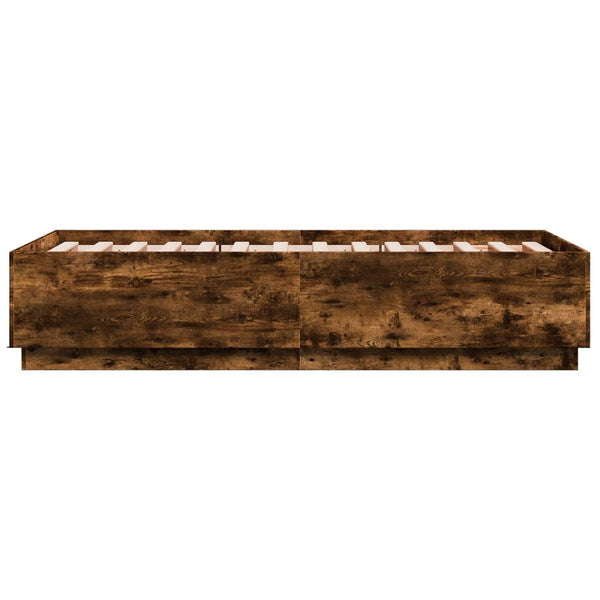 Bettgestell Räuchereiche 90x190 cm