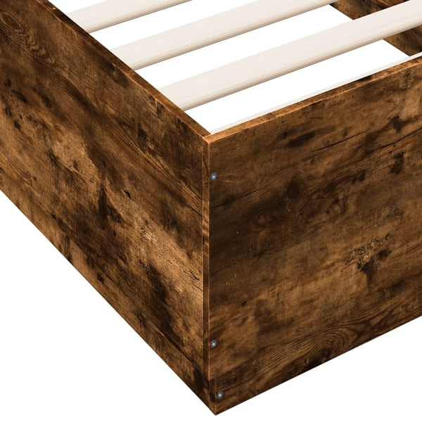 Bettgestell Räuchereiche 90x190 cm