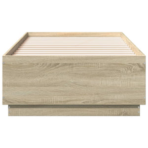 Bettgestell Sonoma-Eiche 75x190 cm