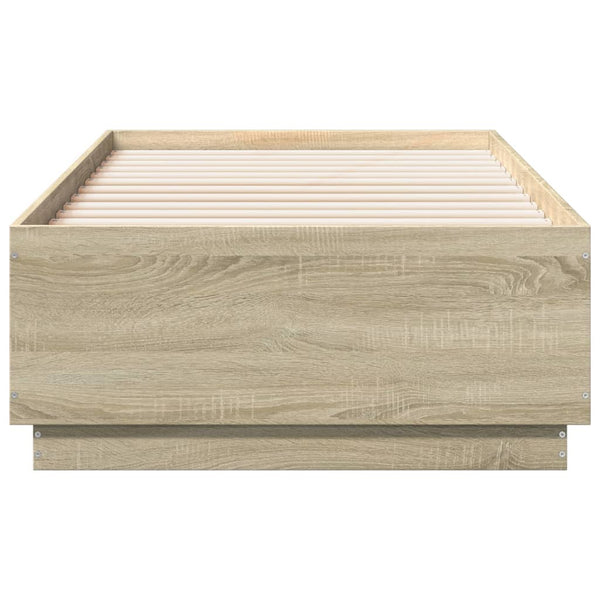 Bettgestell Sonoma-Eiche 75x190 cm