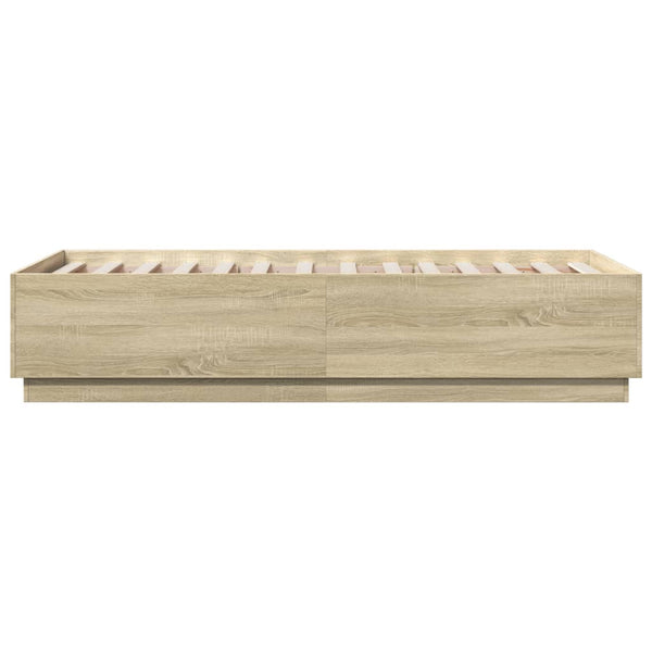 Bettgestell Sonoma-Eiche 75x190 cm