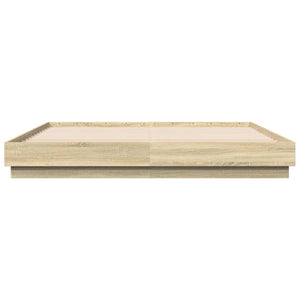 Bettgestell 200x200 cm Sonoma Eiche