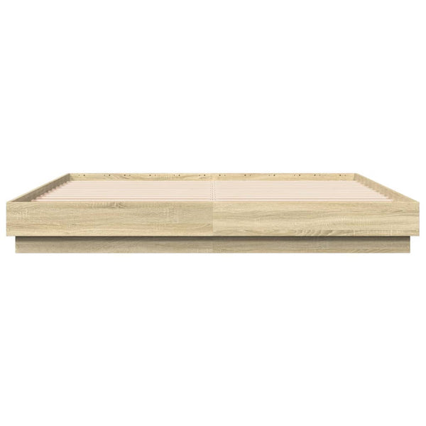 Bettgestell 200x200 cm Sonoma Eiche