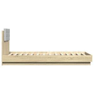 Bettgestell Sonoma-Eiche 90x200 cm